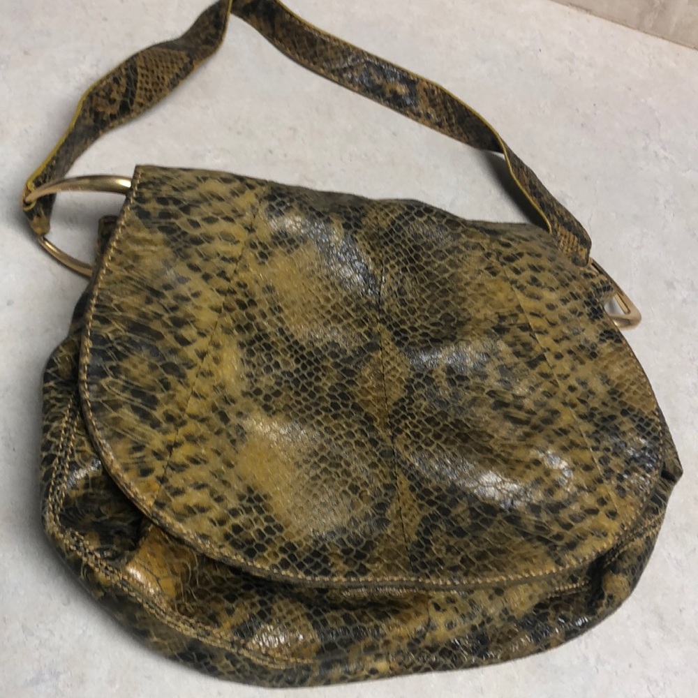 Snake skin like bag